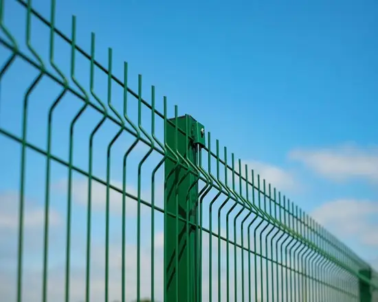 3D Curved mesh fence